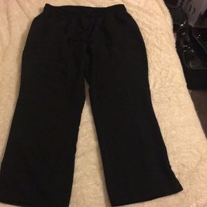 ScrubStar XL Petite black scrubs.